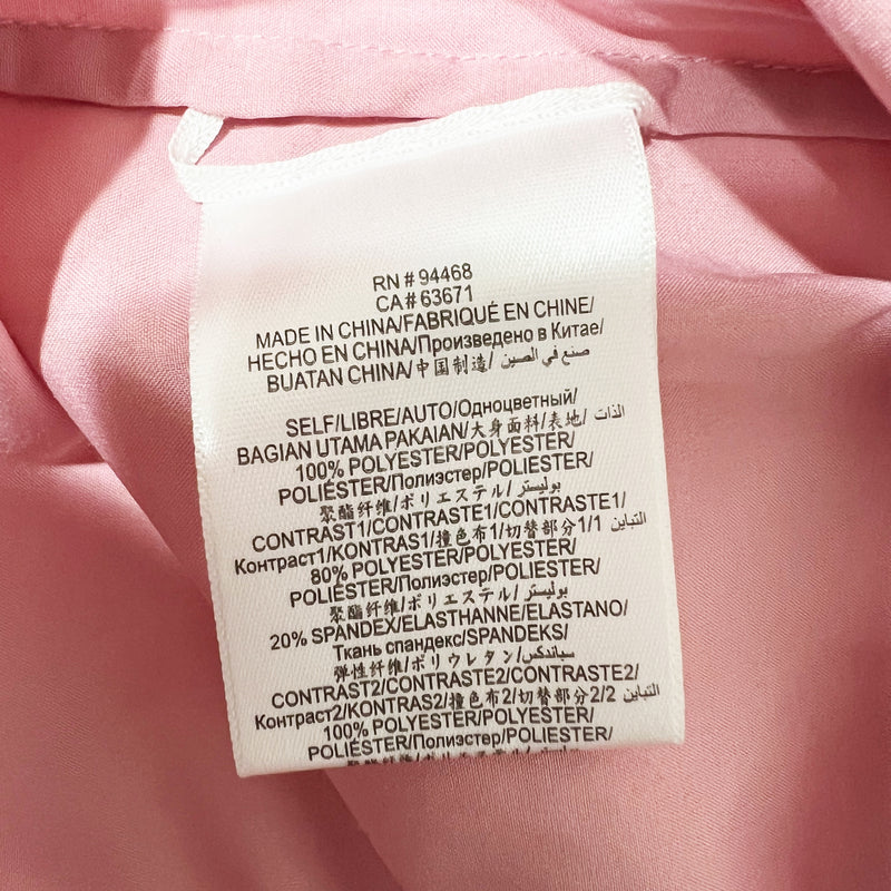 NEW BCBGMaxAzria Tulle Mesh Layered Tiered Corset Essential Gown Dress Pink Rose