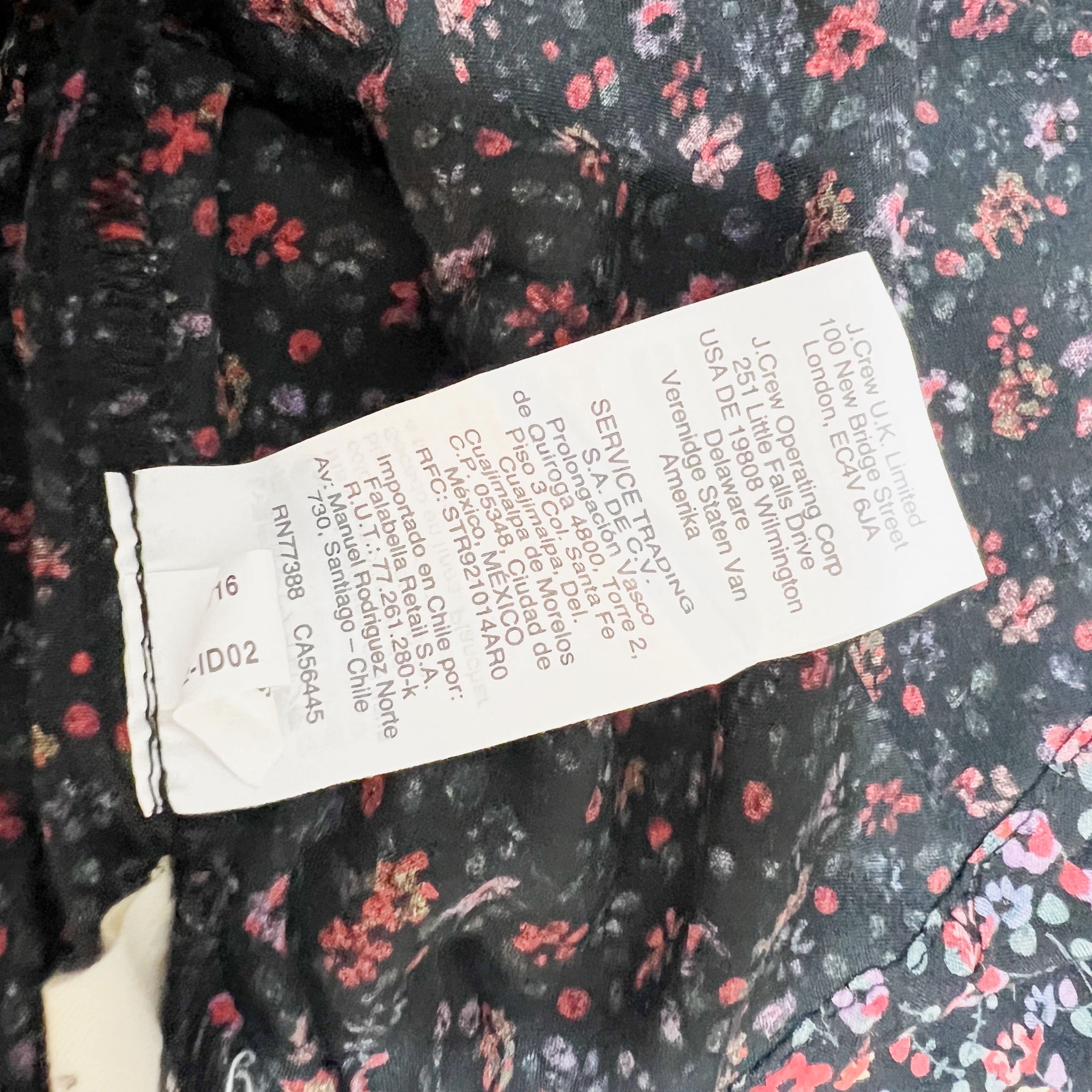 Zara Micro Floral Flower Print Pattern Button Front Cap Short Sleeve Midi Dress