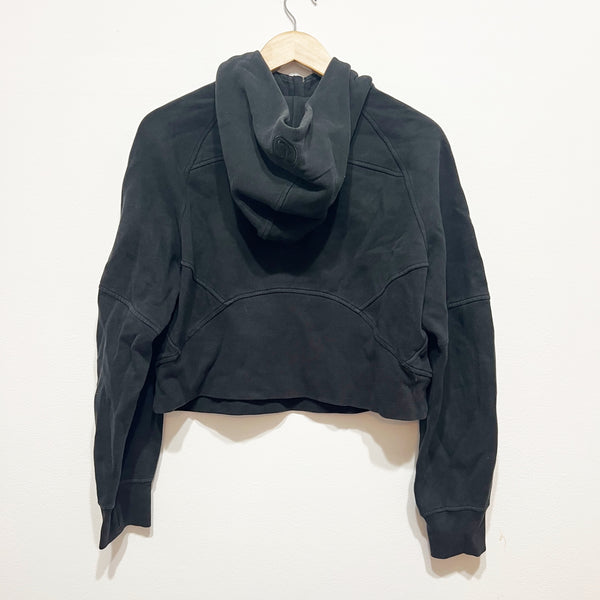 Lululemon Women's Scuba Oversized Half Zip Sweatshirt Sweater HoodieBlack XS/S