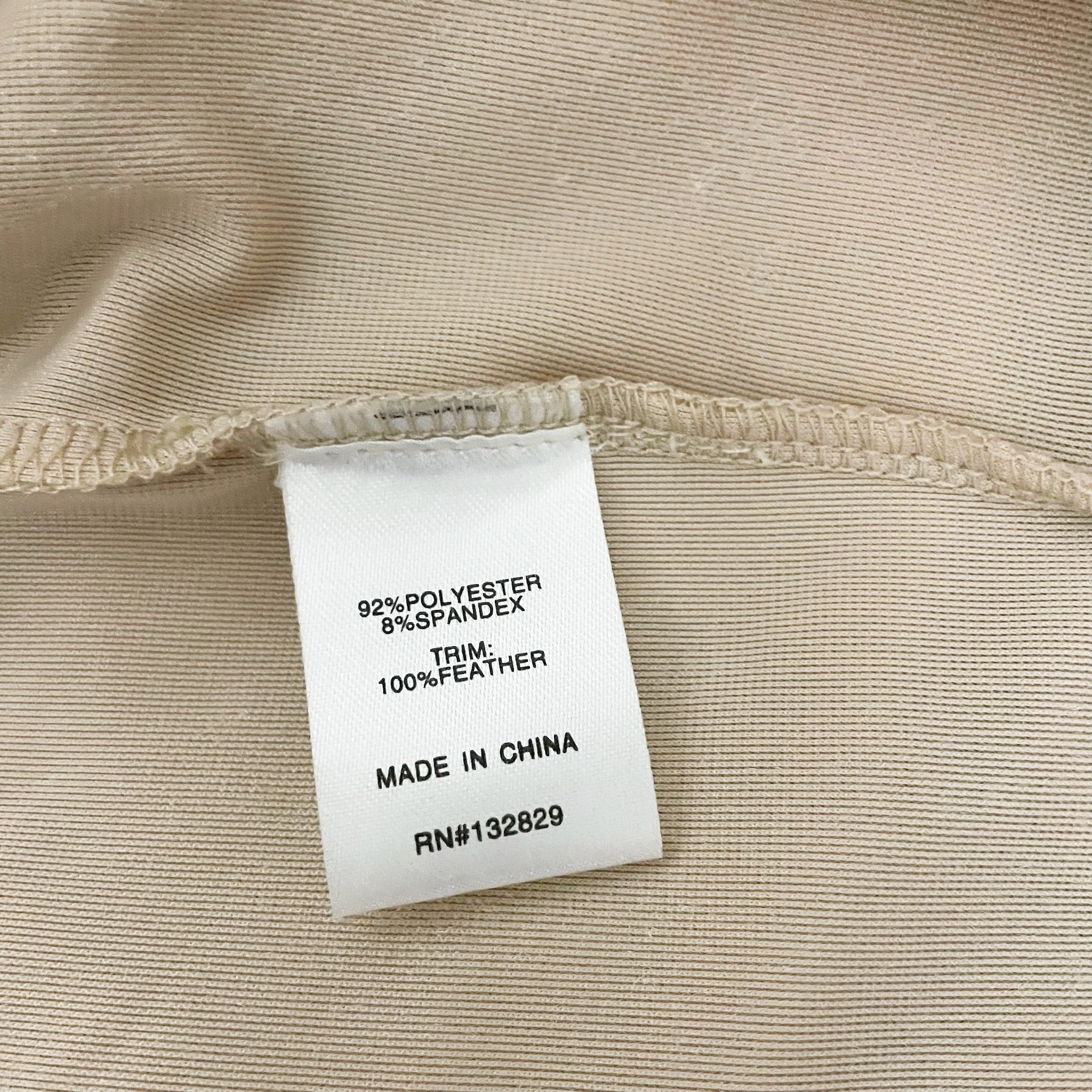 Superdown Erika Velvet Velour Feather Trim Bodycon Mini Party Cocktail Dress S