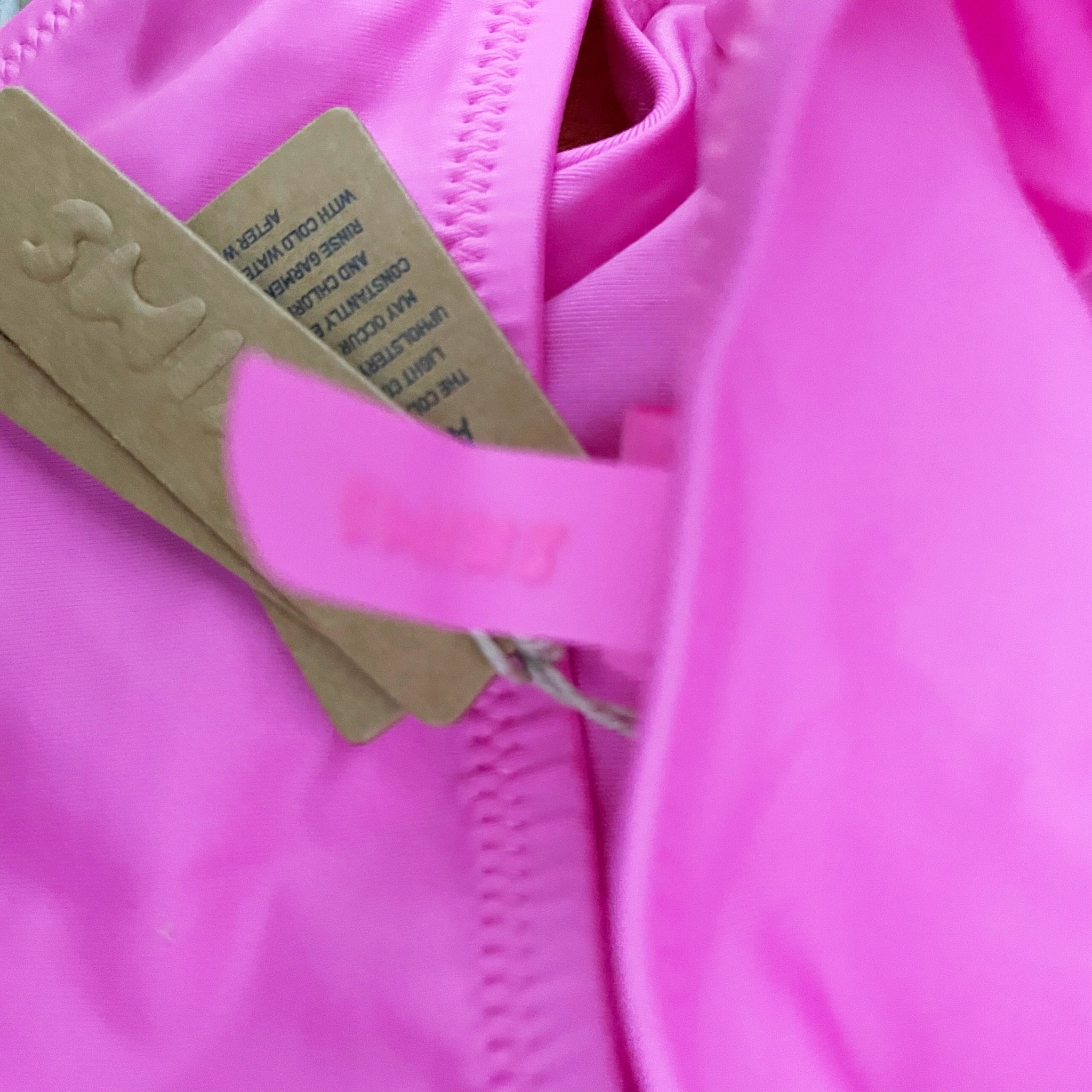 NEW Skims Cut Out Monokini One Piece Bathing Suit Hot Pink Medium