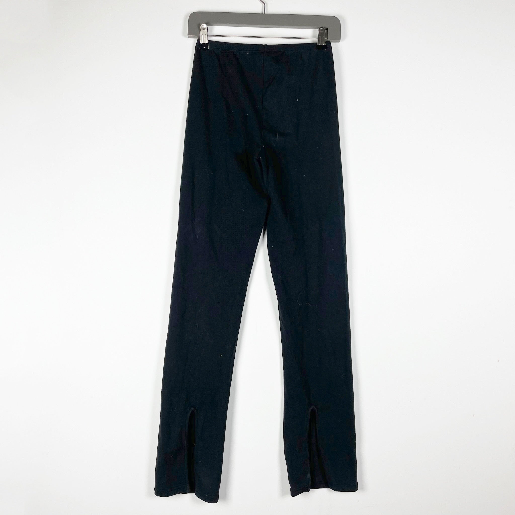 Skims Women's Cotton Blend The Essential High Waisted Leggings Pants Black Small