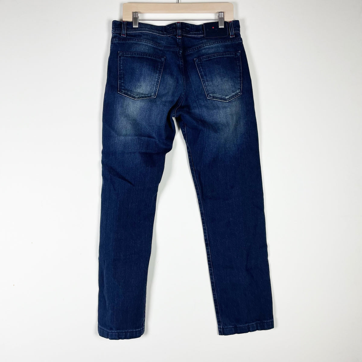 Kiton Men's Made In Italy Cotton Blend Mid Rise Straight Leg Denim Jeans 34