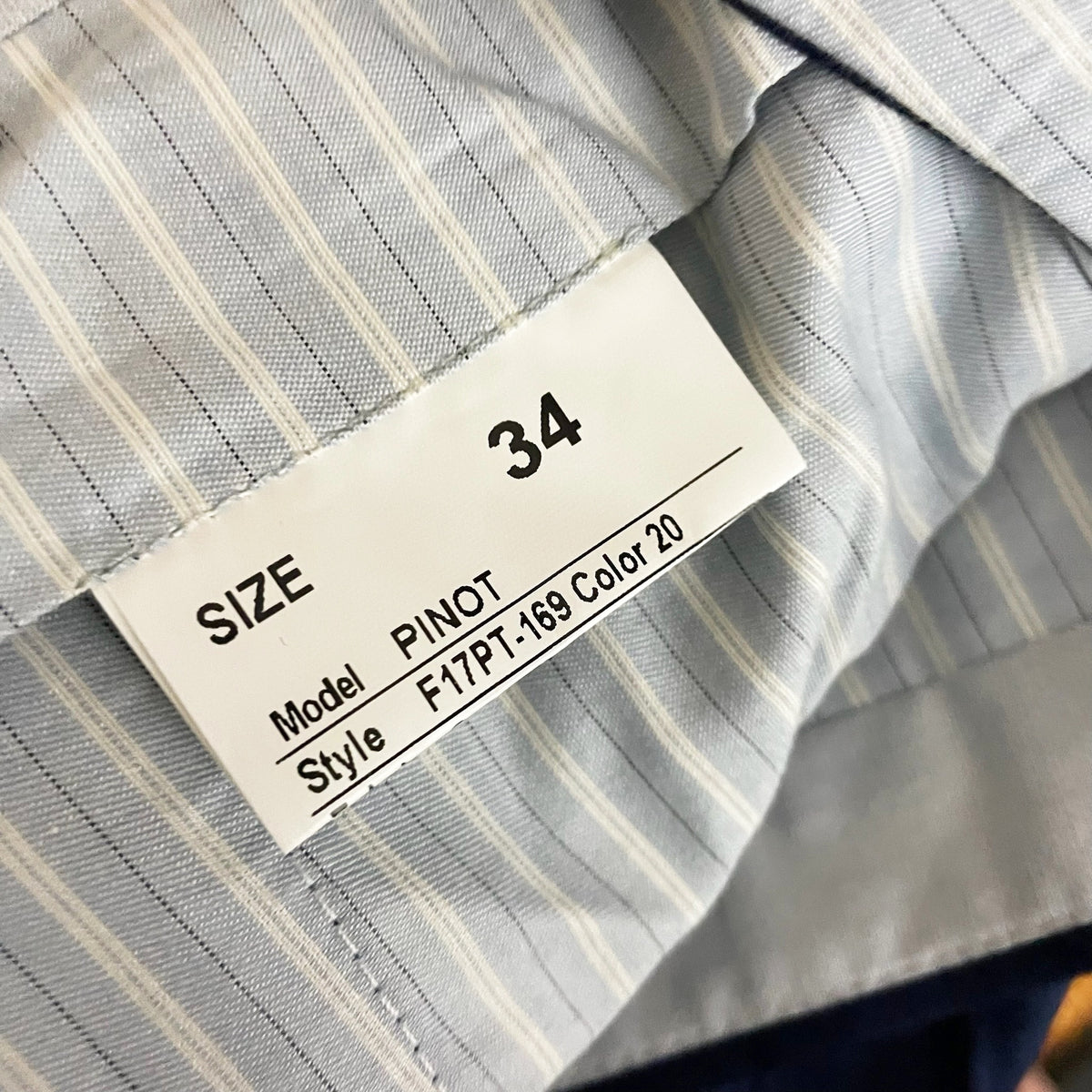 Loro Piana x Neiman Marcus Men's Made In Italy Trouser Suit Pants Blue 34