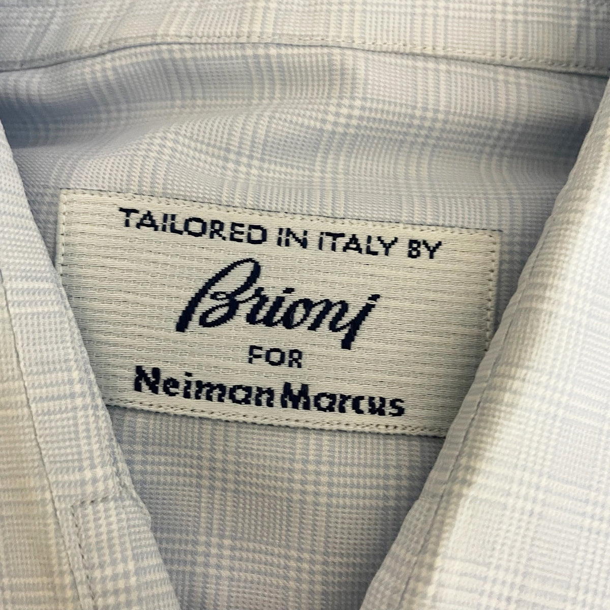 Brioni x Neiman Marcus Men's Cotton Collared Button Down Long Sleeve Dress Shirt