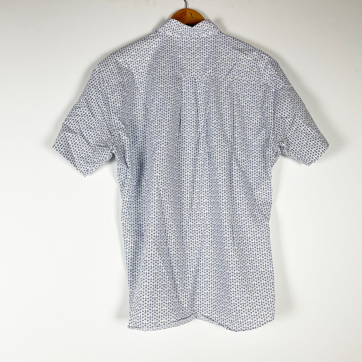 Peter Millar Men's Cotton Stretch Collared Button Down Shirt Cocktail Print M