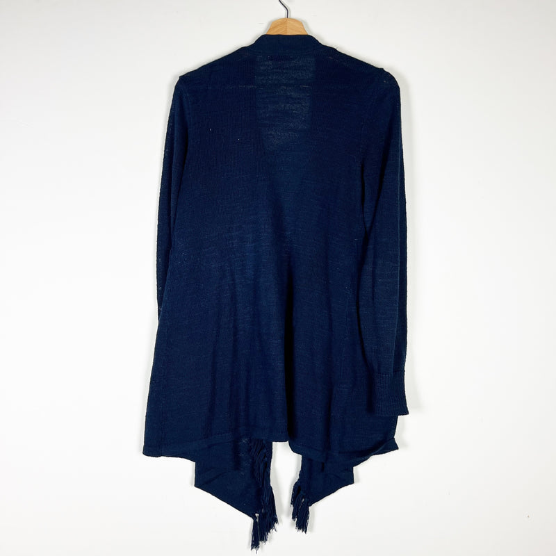 Lilly Pulitzer Lucita Knit Stretch Waterfall Collar Open Front Cardigan Sweater