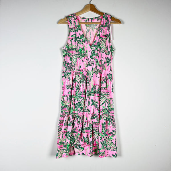 NEW Lilly Pulitzer Lorina Tier Mini Swing Dress Mandevilla Baby Always Worth It