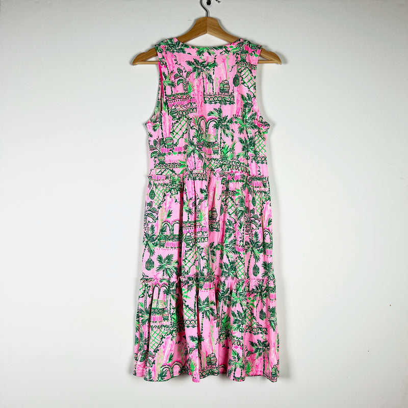 NEW Lilly Pulitzer Lorina Tier Mini Swing Dress Mandevilla Baby Always Worth It