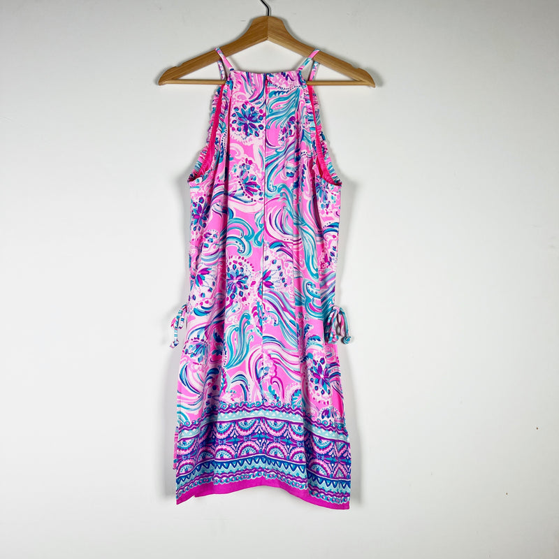 NEW Lilly Pulitzer Pearl Romper Mini Dress Dont Be Jelly Prosecco Pink 8