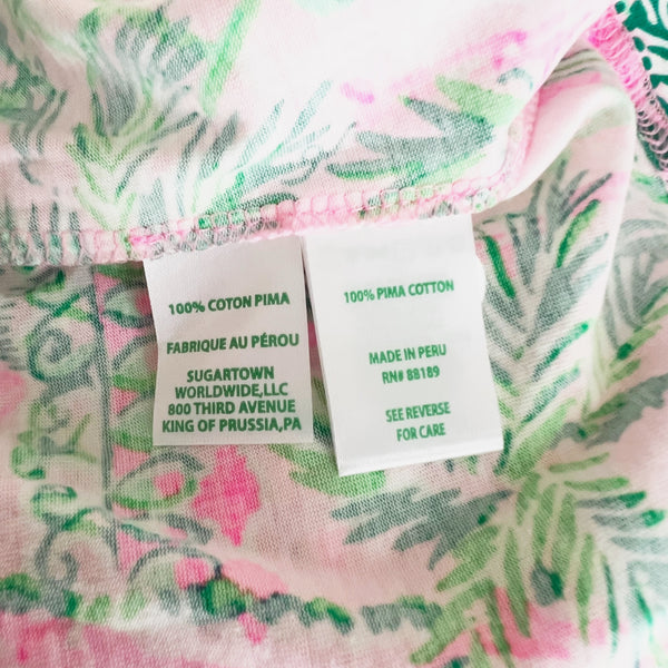 NEW Lilly Pulitzer Cody Short Sleeve Mandevilla Baby Always Worth It Print Dress