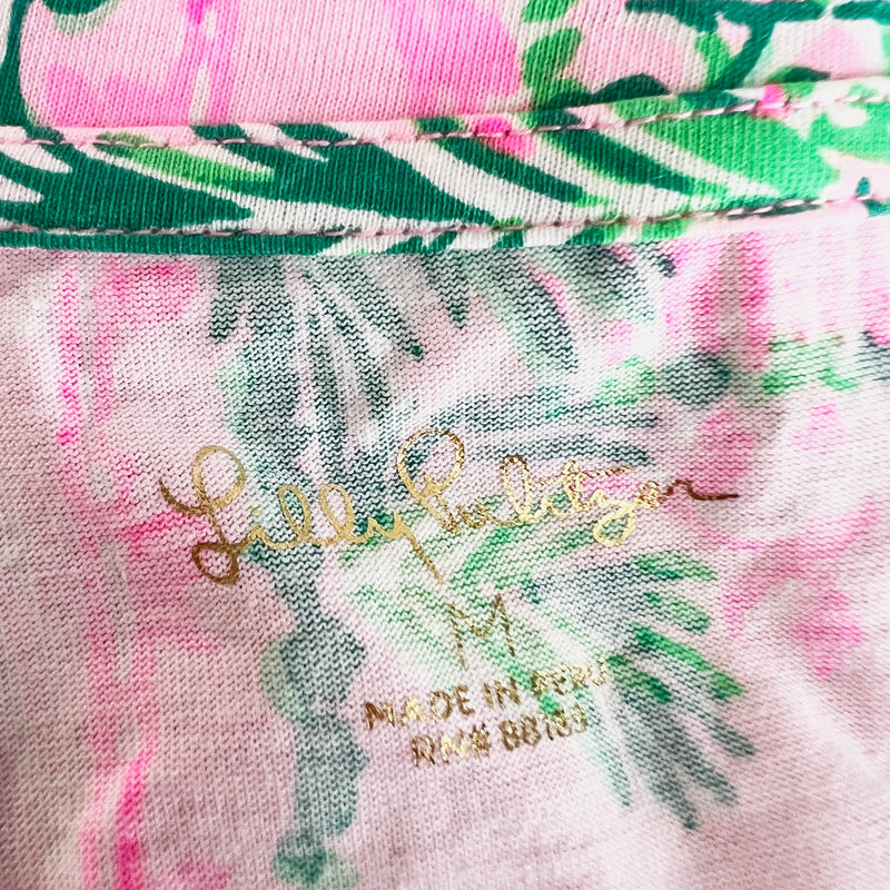 NEW Lilly Pulitzer Cody Short Sleeve Mandevilla Baby Always Worth It Print Dress