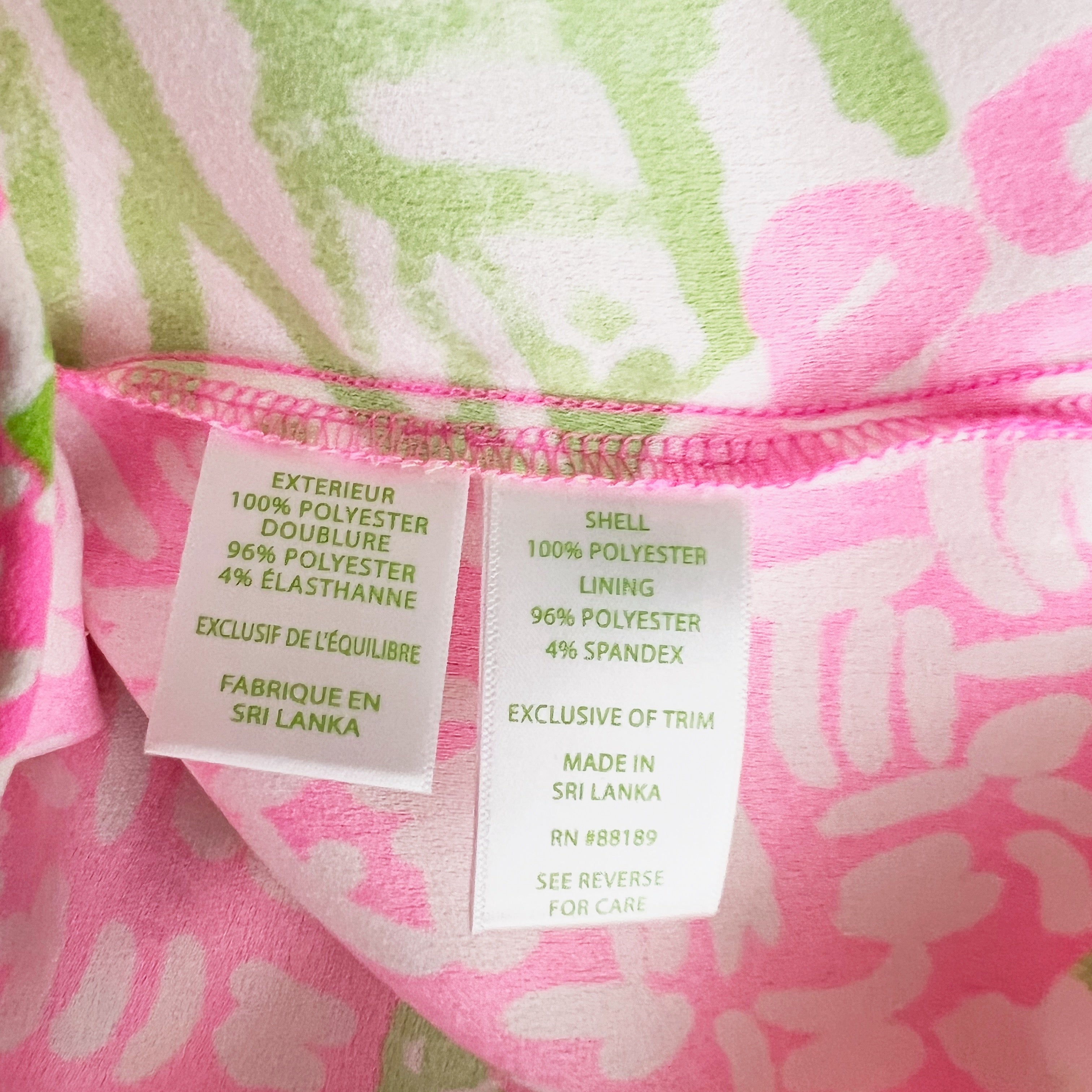 NEW Lilly Pulitzer Donna Side Tie Mini Shift Romper Home Slice Pink Sunset Print