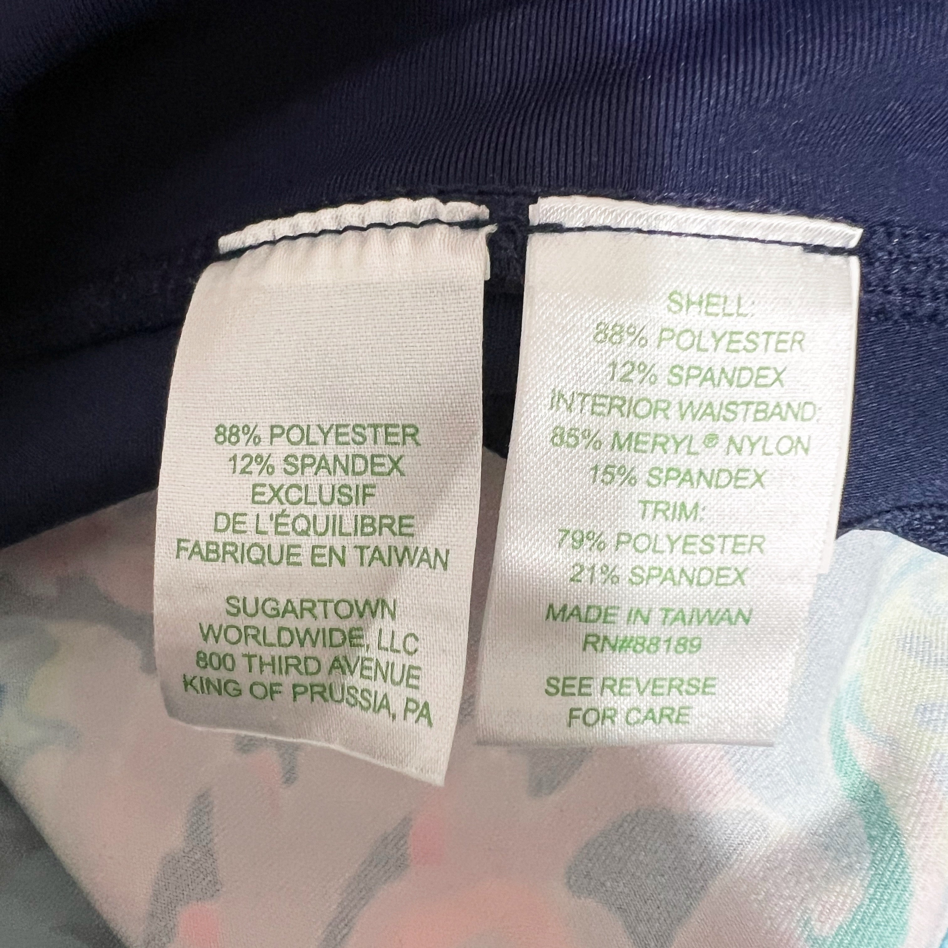 NEW Lilly Pulitzer UPF 50+ Luxletic Weekender Midi Legging Bringing Mermaid Back