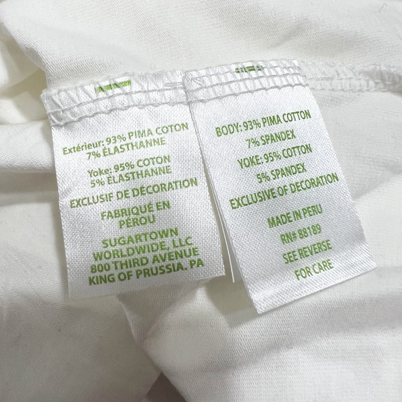 NEW Lilly Pulitzer Amara Cotton Stretch Long Sleeve Tee Shirt Shell Of A Party M