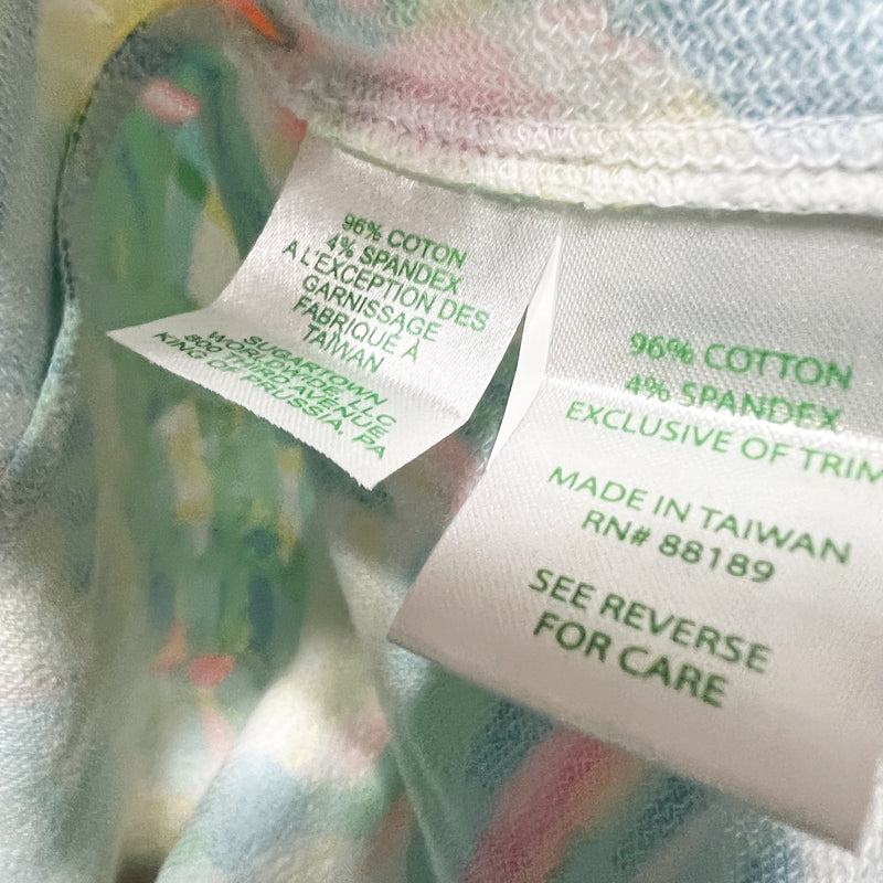 NEW Lilly Pulitzer UPF 50+ Captain Popover Sea Salt And Sun Printed Sweater S