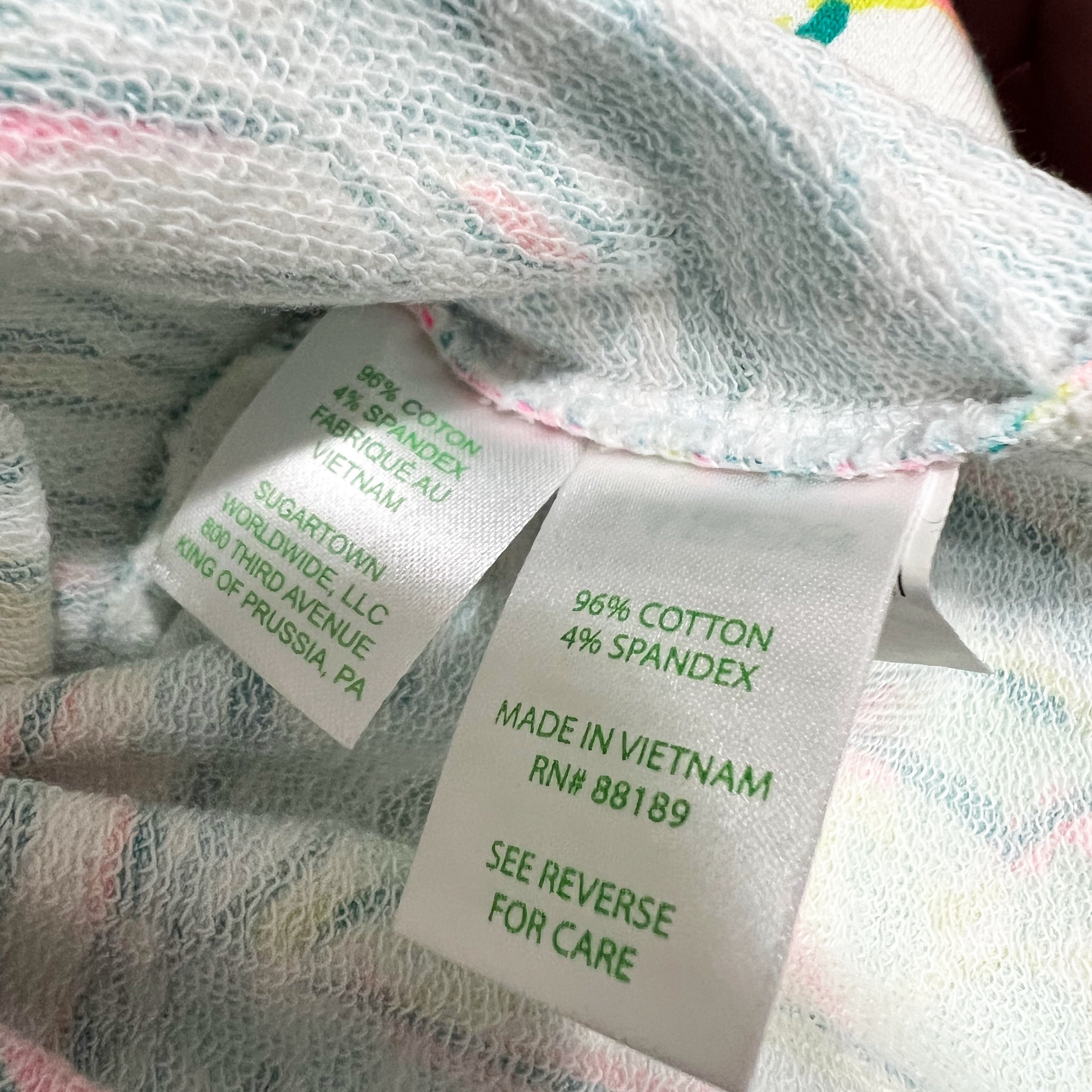 Lilly Pulitzer Captain Popover Cotton Terry Lined You Gotta Regatta Sweater S