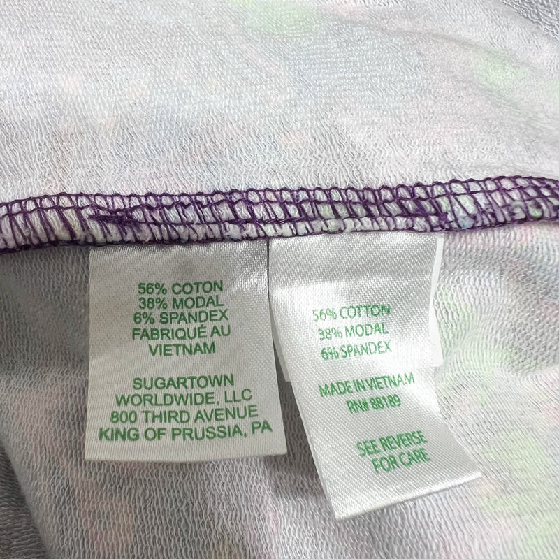 Lilly Pulitzer Blythe Pullover UPF 50+ Luxletic Crew Cotton Purple Colony Conga