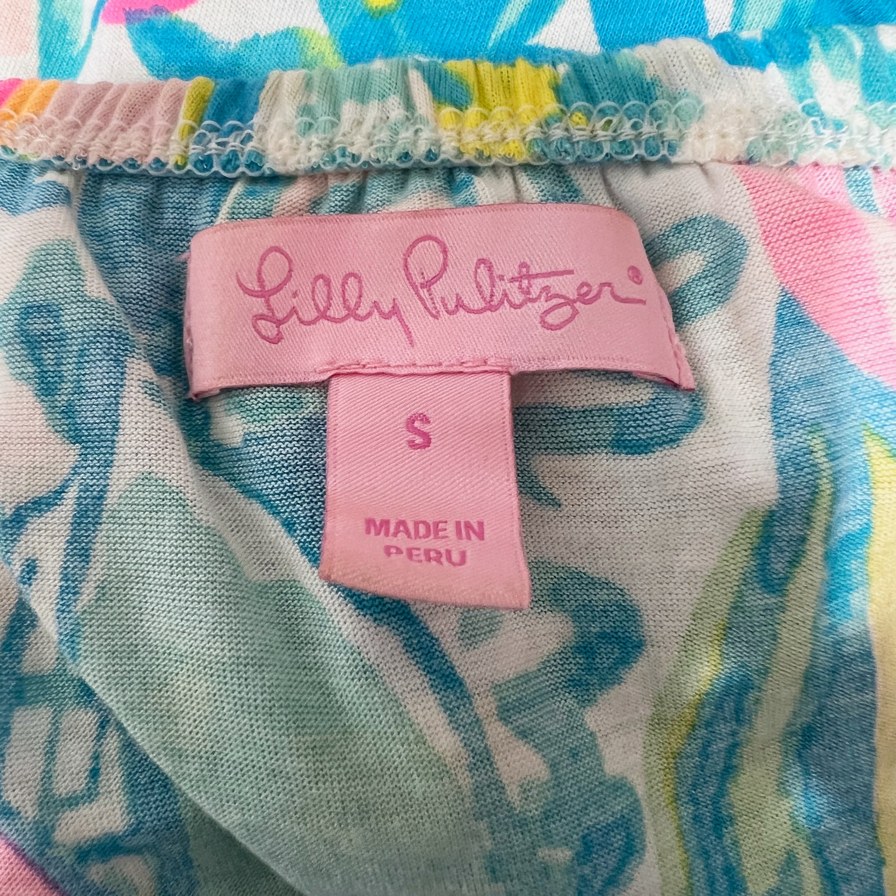 Lilly Pulitzer Tamiami Off The Shoulder Top Multi Beach And Bae Sailboat Print S