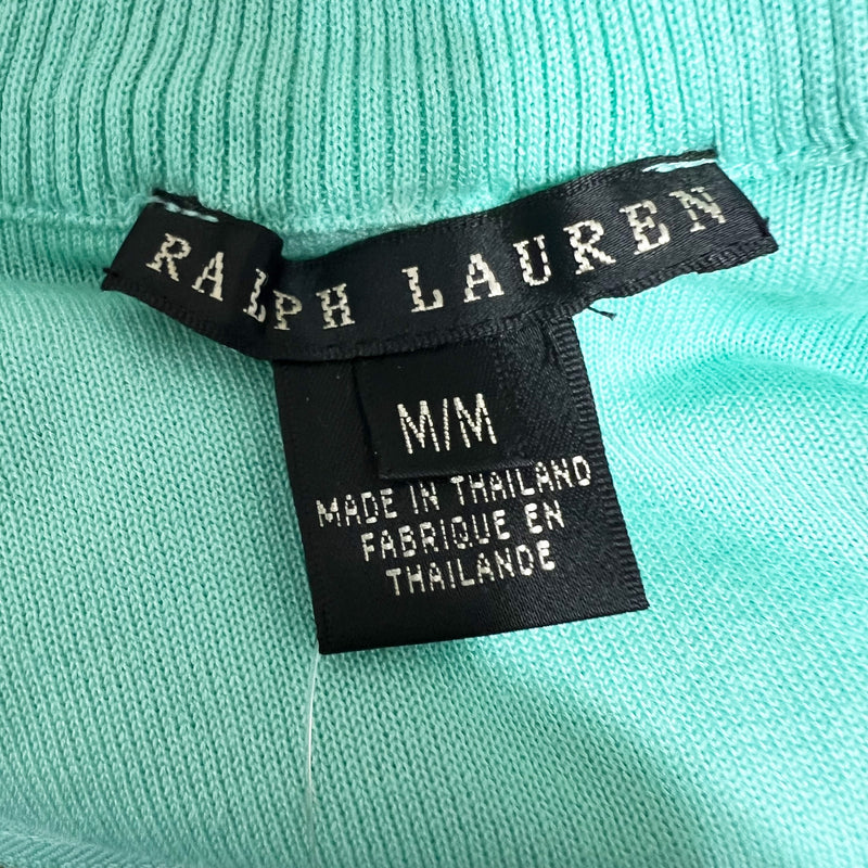 NEW Ralph Lauren Black Label Mercerized Cotton French Terry Full Zip Jacket M