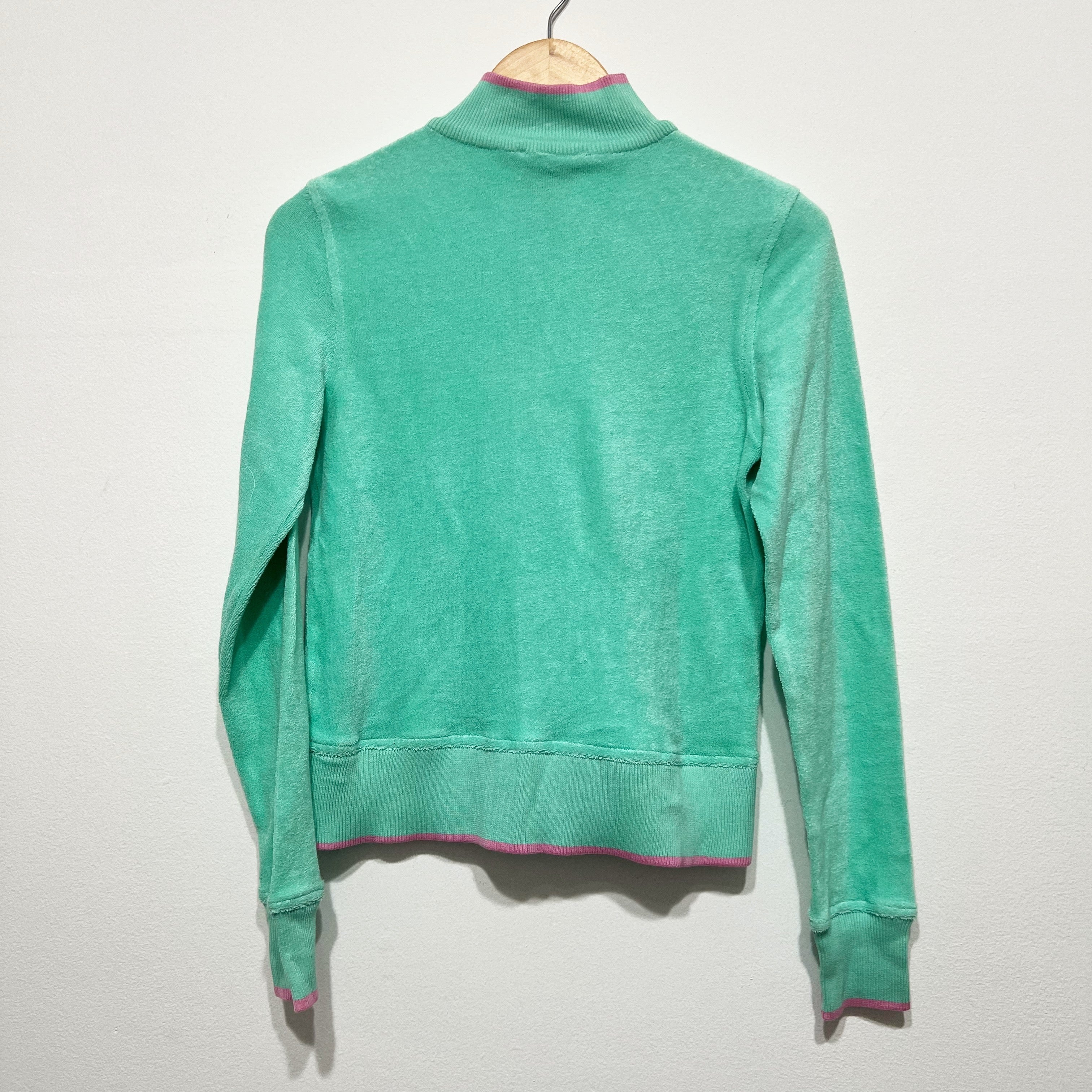 NEW Ralph Lauren Black Label Mercerized Cotton French Terry Full Zip Jacket M