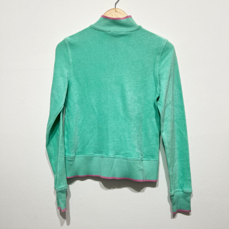 NEW Ralph Lauren Black Label Mercerized Cotton French Terry Full Zip Jacket M