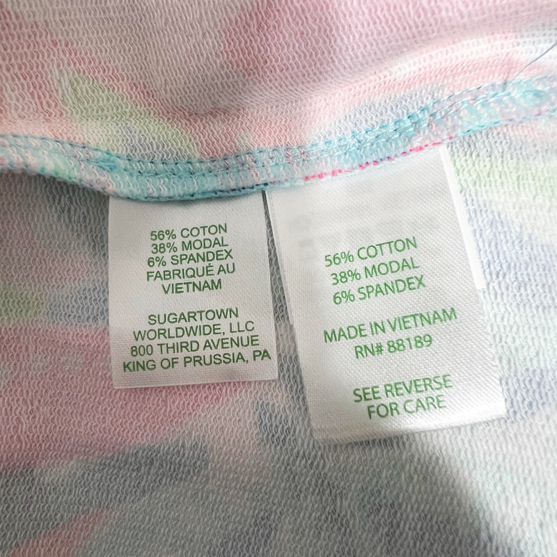 NEW Lilly Pulitzer UPF 50+ Skipper Popover Sweater Turquoise Oasis Golden Hour S