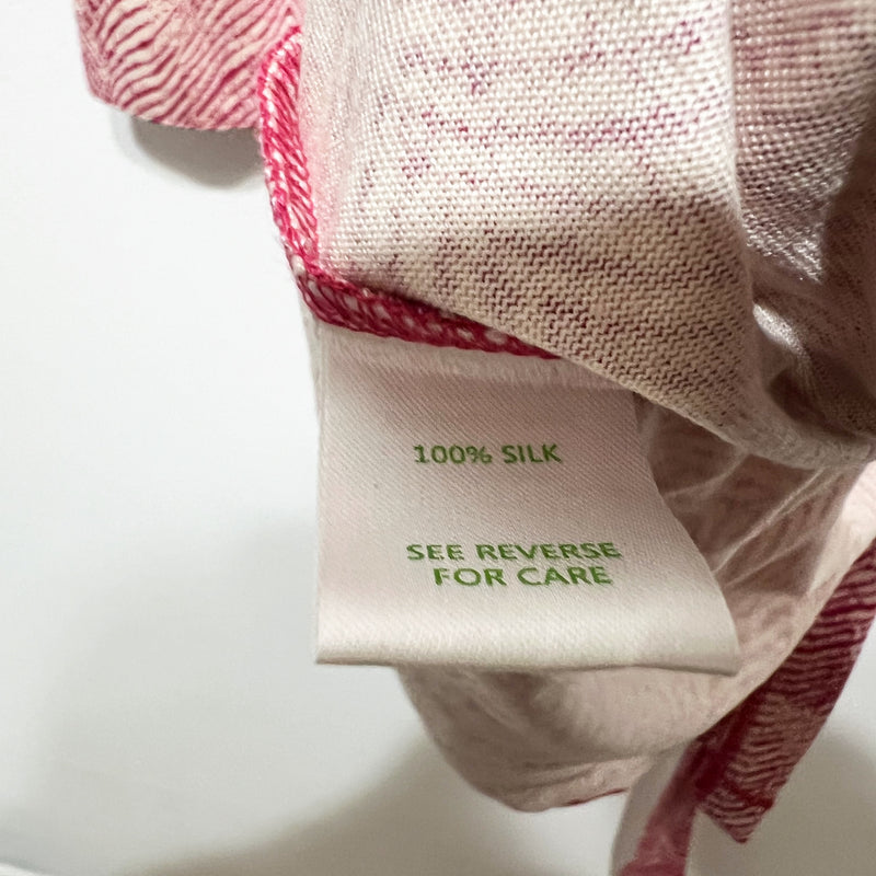 NEW Lilly Pulitzer Burke Silk Jersey Stretch Dahlia Pink You Quill Me Dress 6