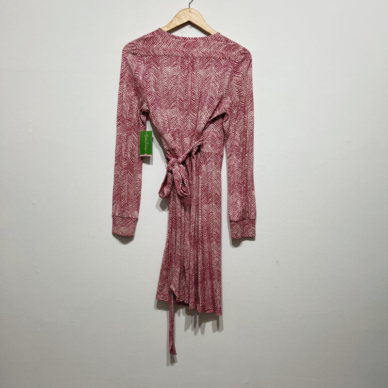 NEW Lilly Pulitzer Burke Silk Jersey Stretch Dahlia Pink You Quill Me Dress 6