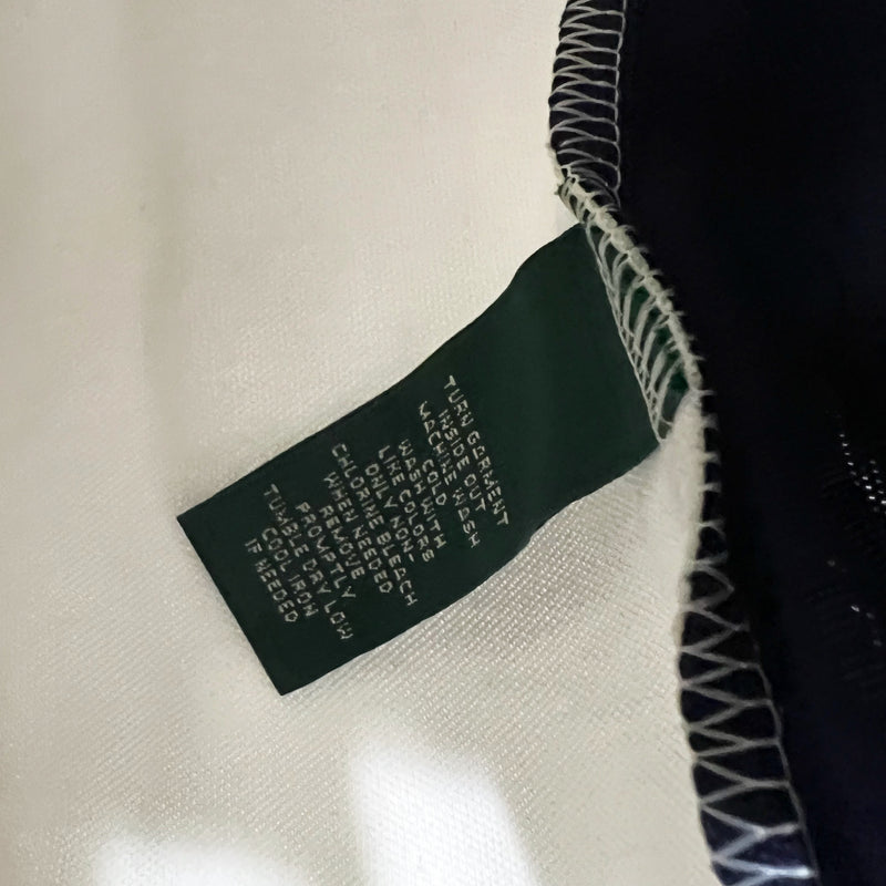 NEW Ralph Lauren Women's L-RL Active Full Zip Athletic Track Jacket Blue White M