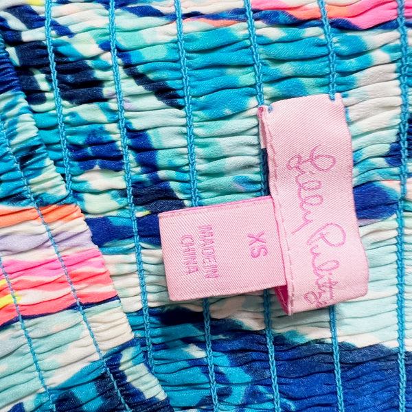 Lilly Pulitzer Bohdi Hey Bay Bay Sailboat Pattern Straight Pull On Midi Skirt XS