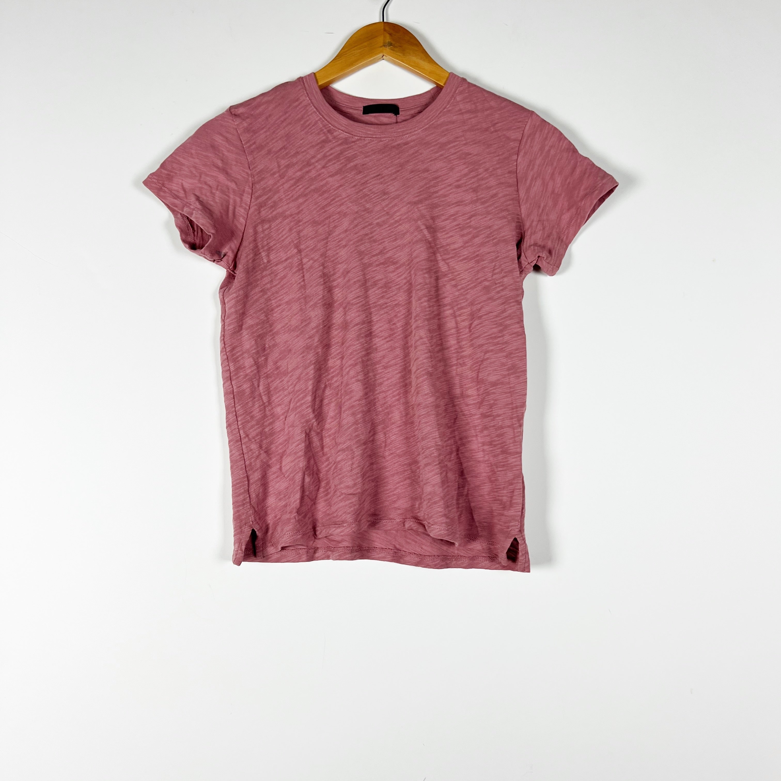 NEW ATM Anthony Thomas Melillo Classic Baby Tee Shirt Short Sleeve Summer Rose