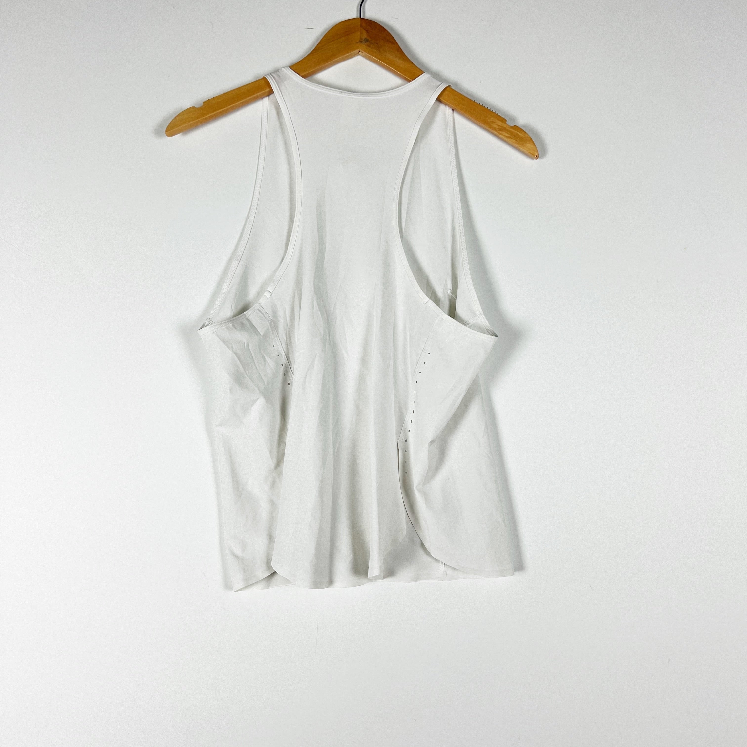 Lululemon Women's Lightweight Stretch Sleeveless Running Tank Top White 8