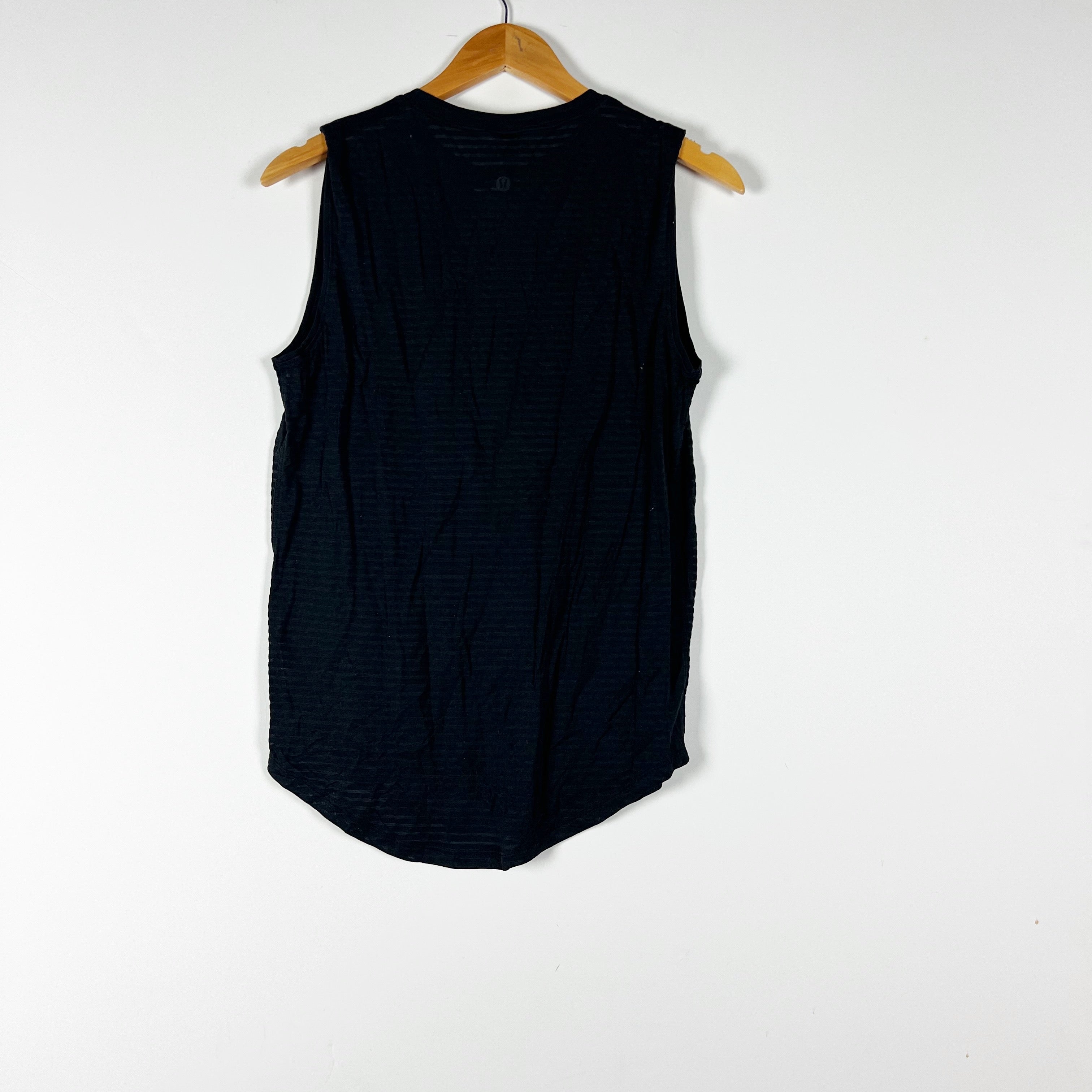 Lululemon Women's Lululemon Brunswick Muscle Crew Neck Sleeveless Tank Top Black