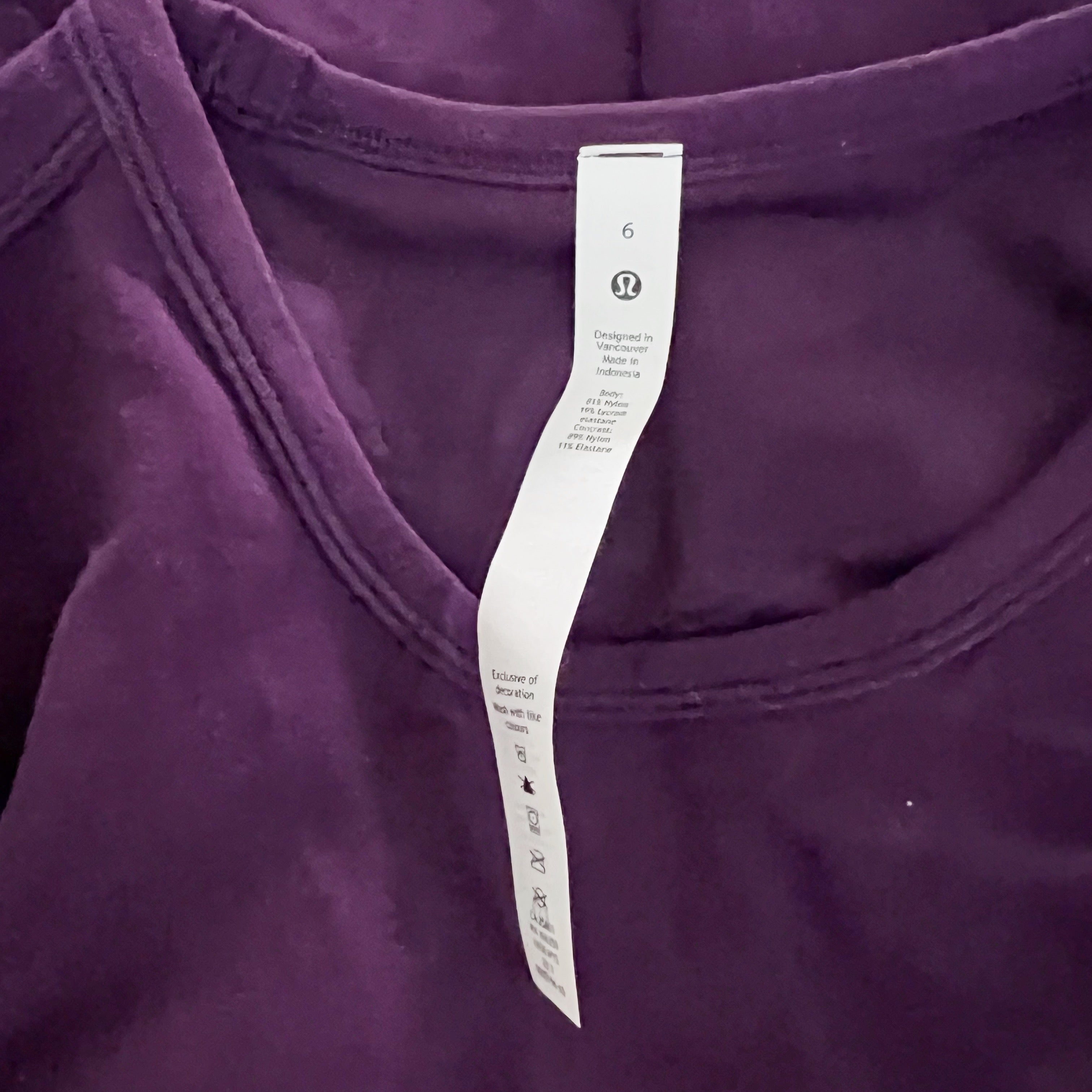 NEW Lululemon All It Takes Long Sleeve Nulu Ruched Tee Shirt Dramatic Magenta 6