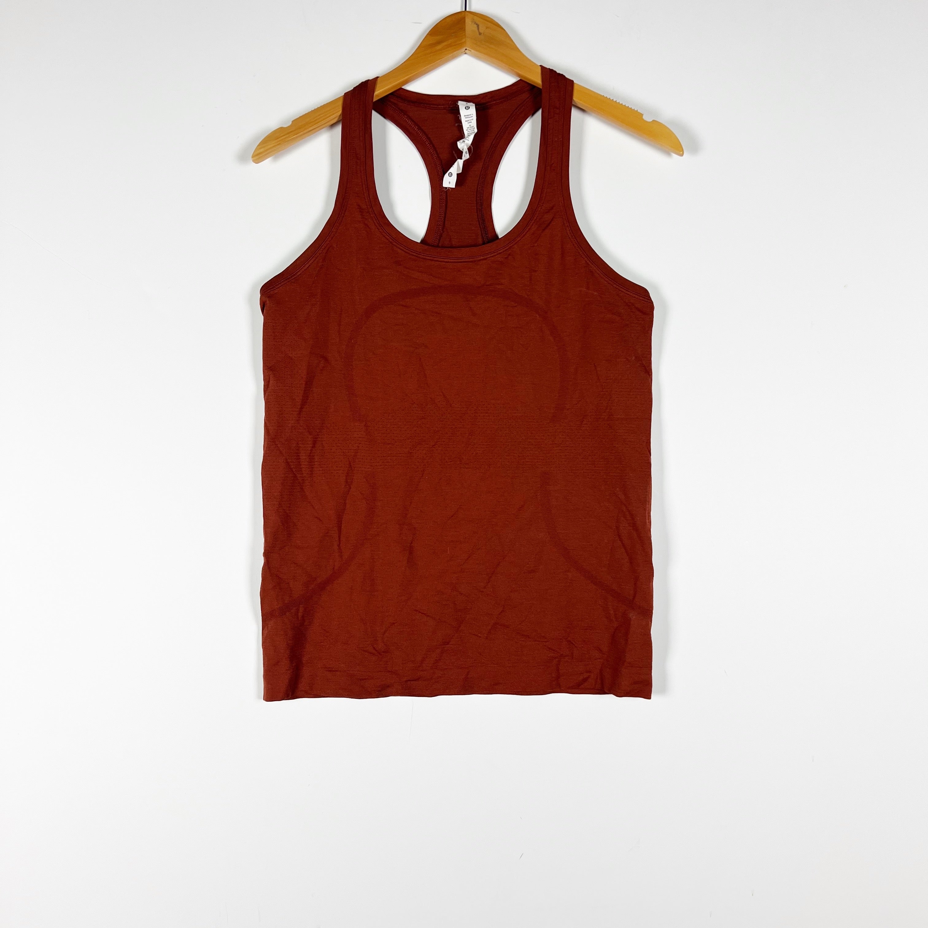 Lululemon Run Swiftly Tech Racerback Athletic Work Out Tank Top Dark Terracotta