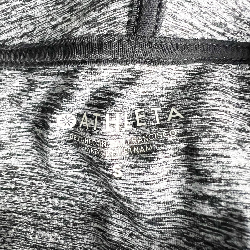 Athleta Uptempo Ultra Soft Athletic Work Out Hoodie Sweatshirt Sweater Gray S