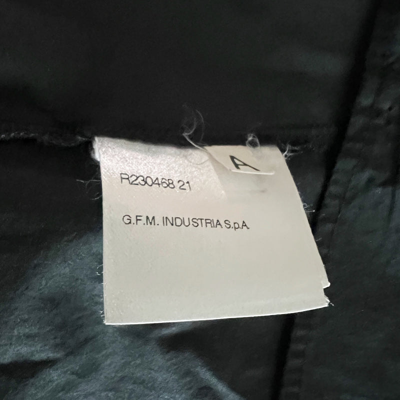 Hache Cotton Poplin Pintuck Pleated Sleeveless Tie Neck Mini Dress Black XL