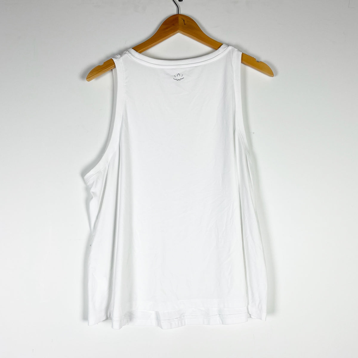 Beyond Yoga Women's Scoop Neck Sleeveless Athletic Work Out Tank Top White 1X
