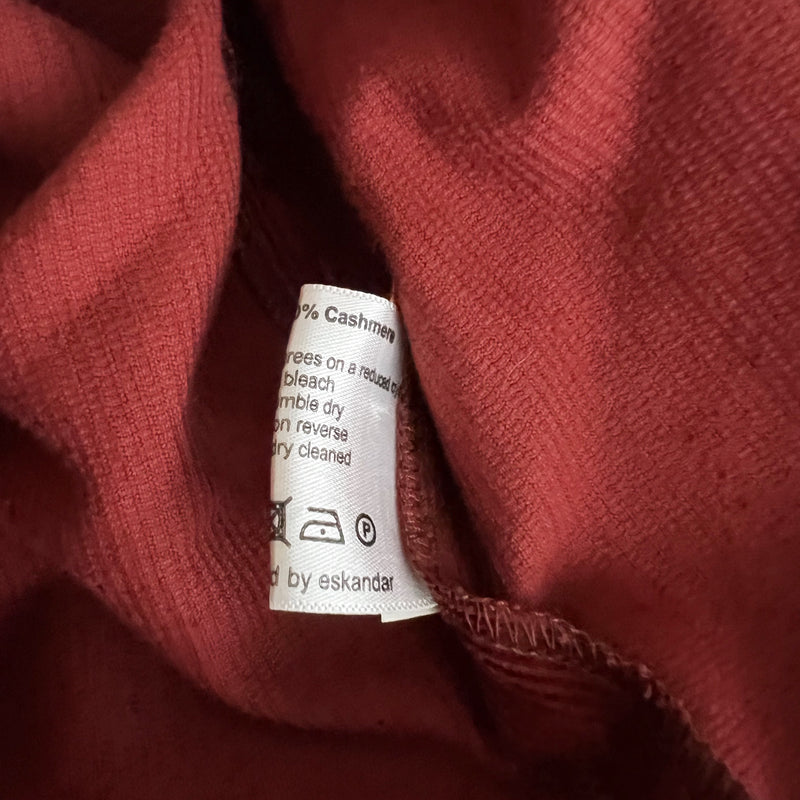 Eskandar Small Cord A Line Pleated Corduroy Velvet Velour Front Button Jacket