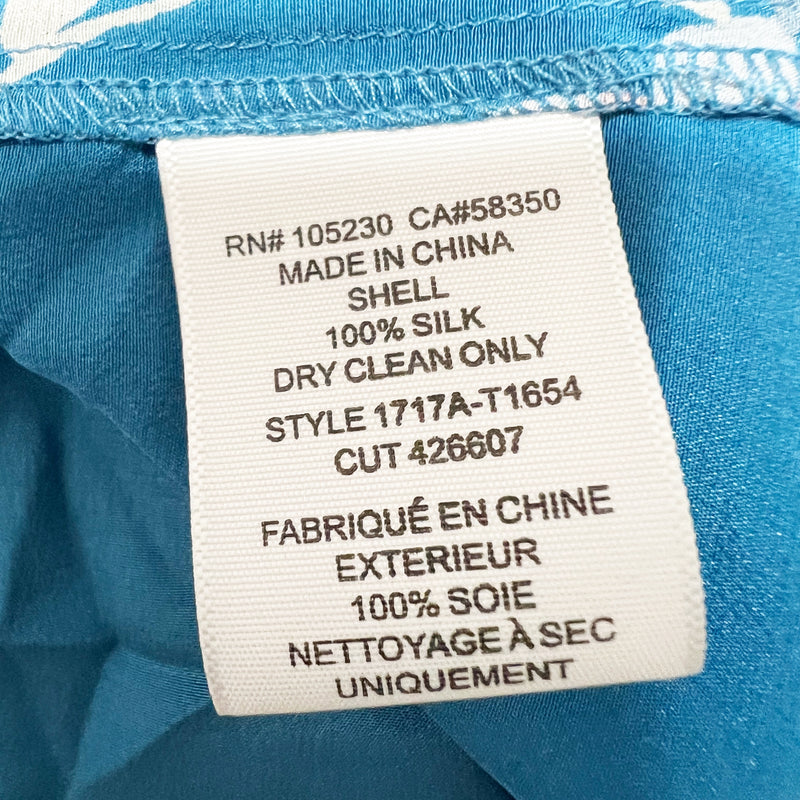 Joie Annabeth Silk Chiffon Floral Flower Print Pattern Scoop Neck Tank Top Small