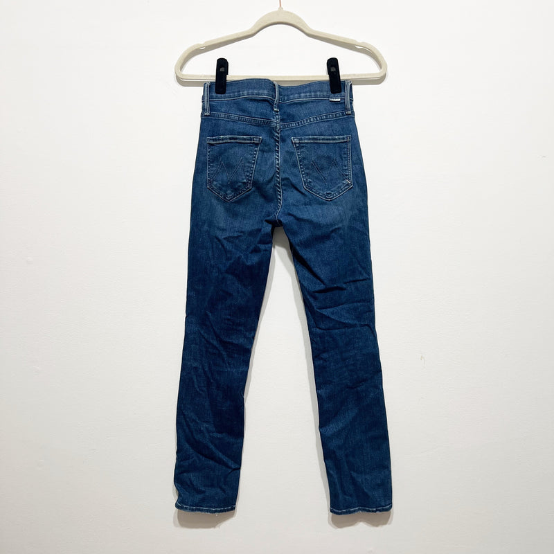 Mother Denim The Mid Rise Dazzler Cotton Stretch Ankle Wish On A Star Jeans 25