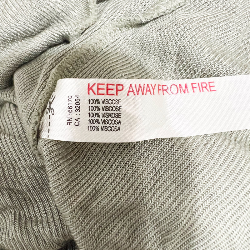 Free People Intimately Night We Met Long Sleeve Off Shoulder Shirt Ivy League XS