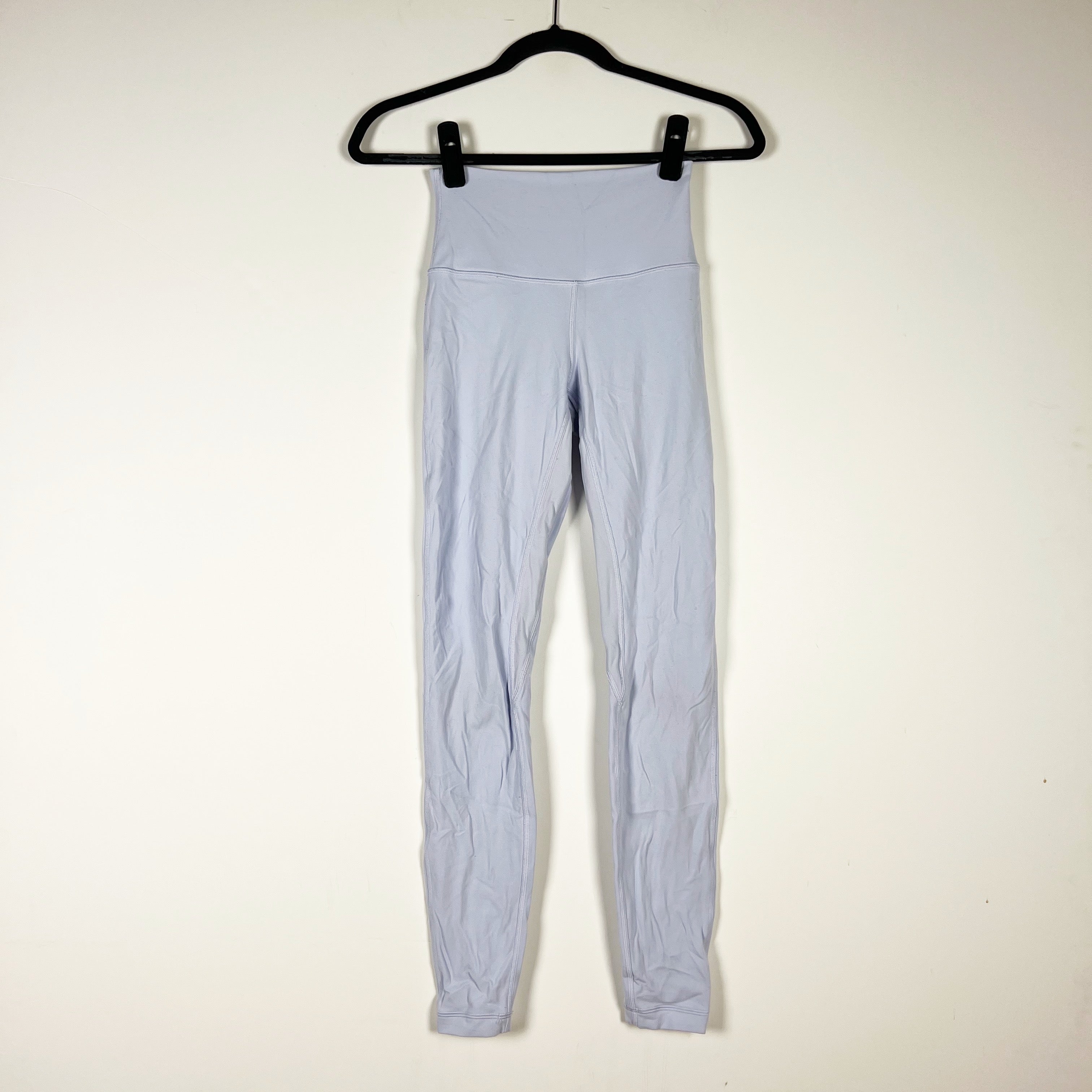 Lululemon Women's Align High Waisted Athletic Yoga Work Out Pants Powder Blue 4