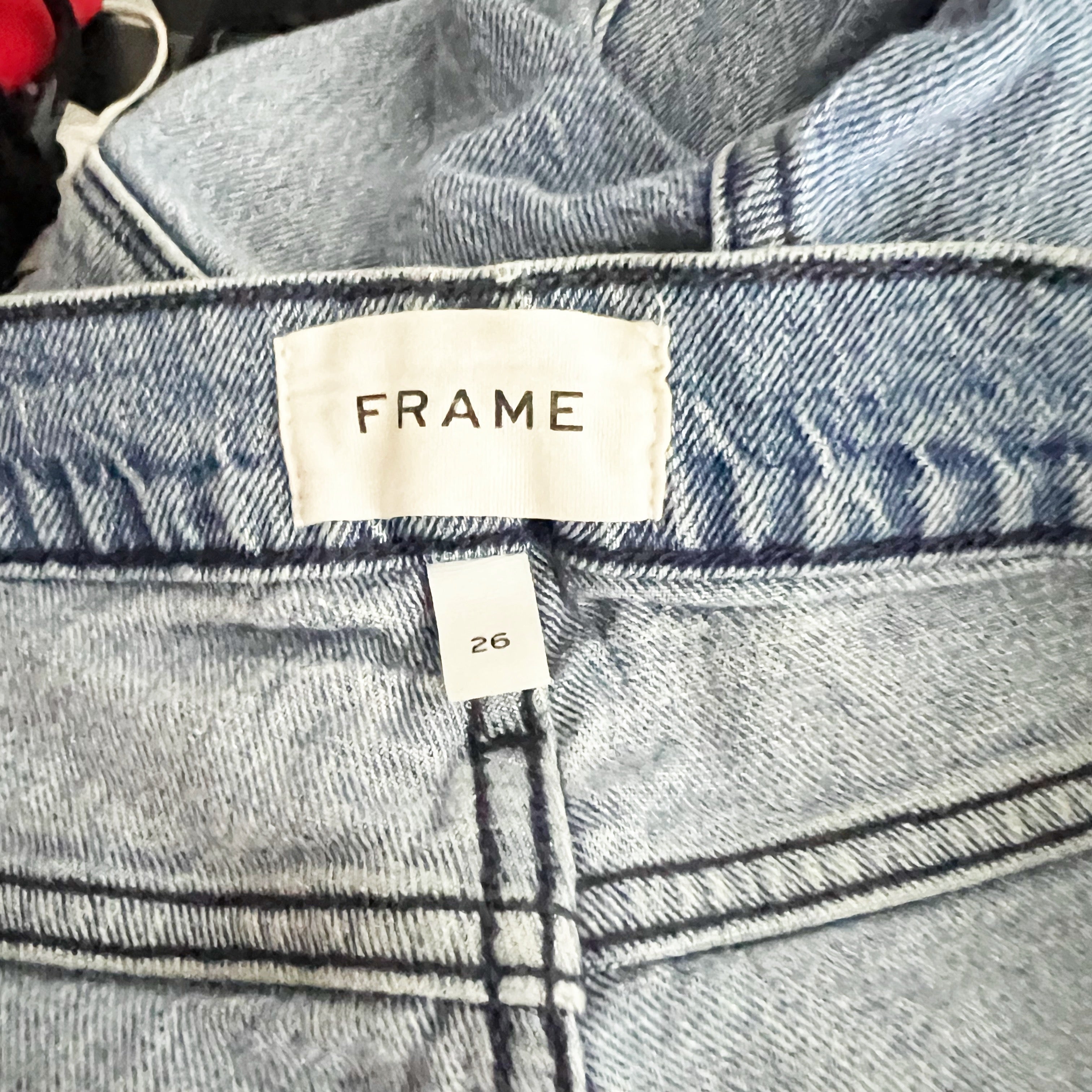 Frame Women's Le Garcon Cotton Stretch Denim Beldon Rips Distressed Jeans 26