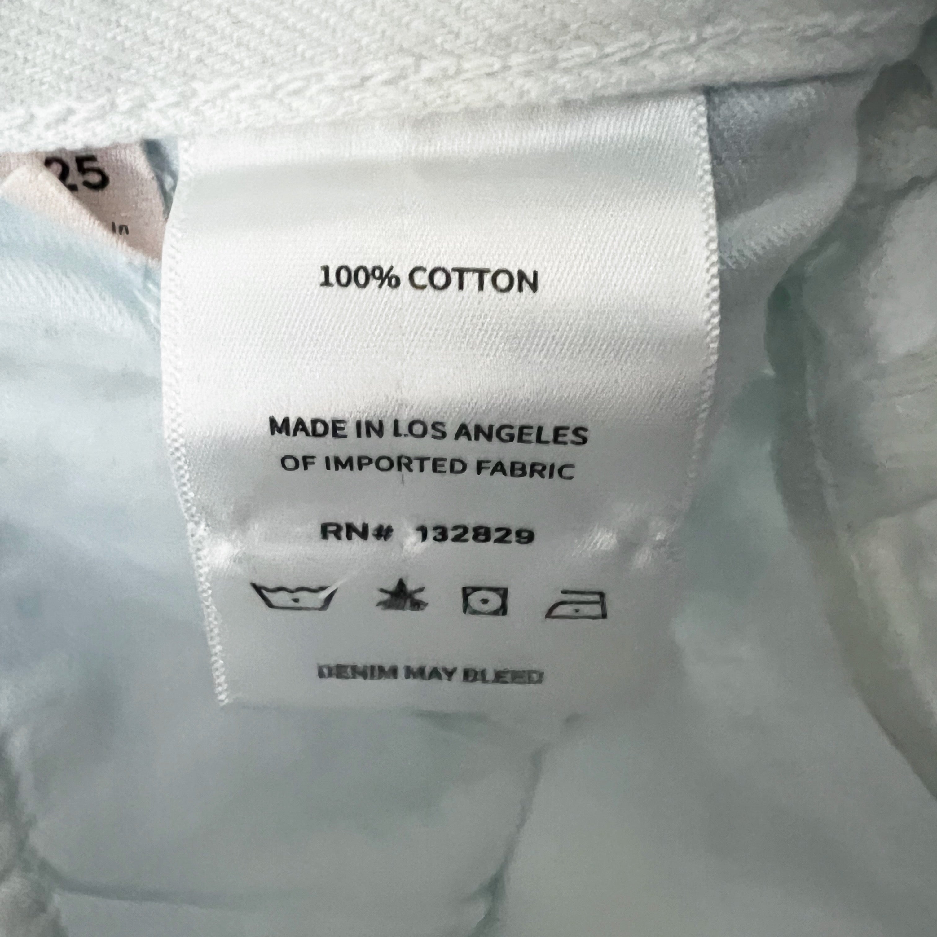 NEW GRLFRND Lara Cotton Baggy Multi Pocket Cargo Denim Jeans Airwaves Wash 25
