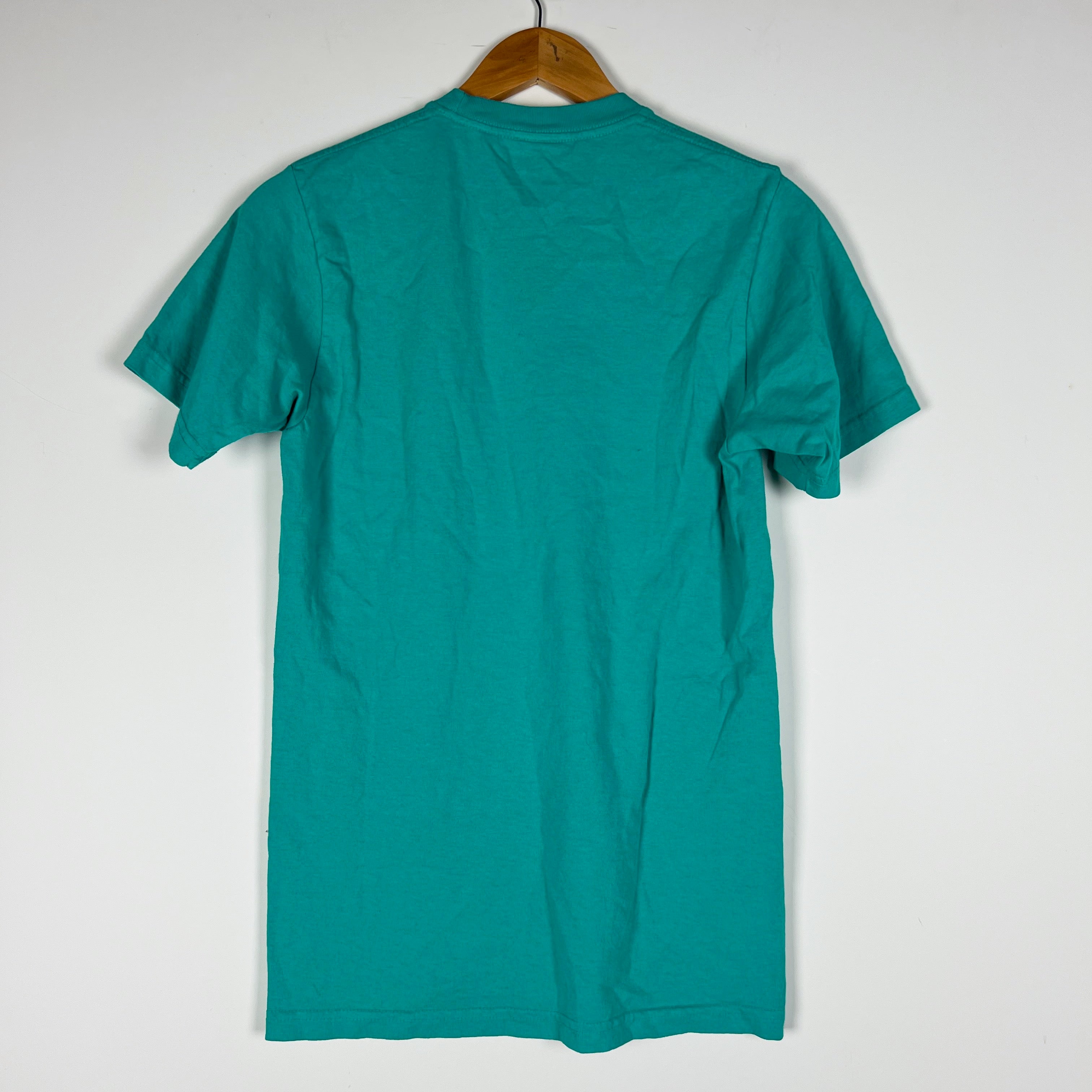 Sporty & Rich Health & Wellness Graphic Logo Print Cotton Crew Neck Tee Shirt XS