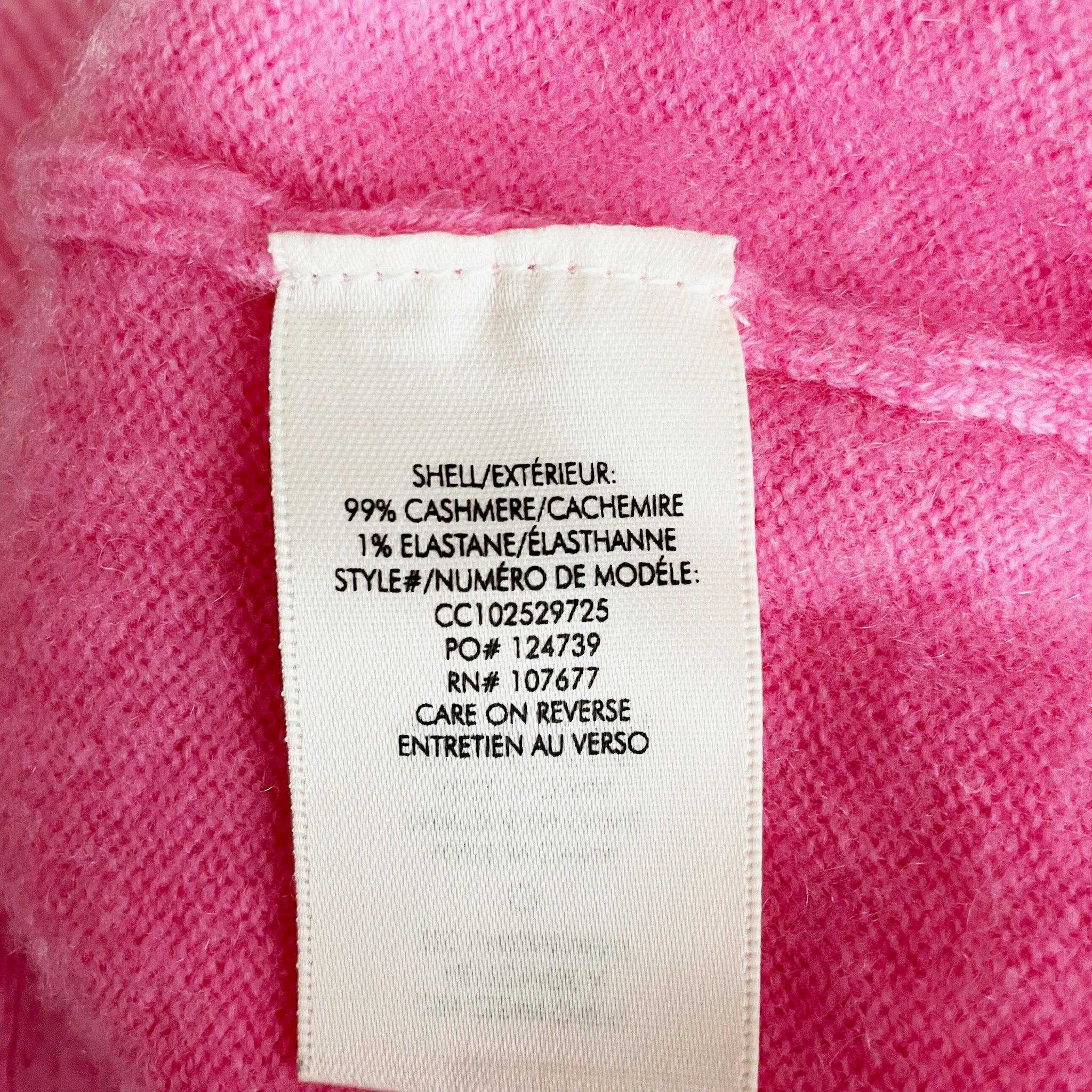 Alice And Olivia Women's Cashmere Stretch Knit Crew Neck Pullover Sweater Pink