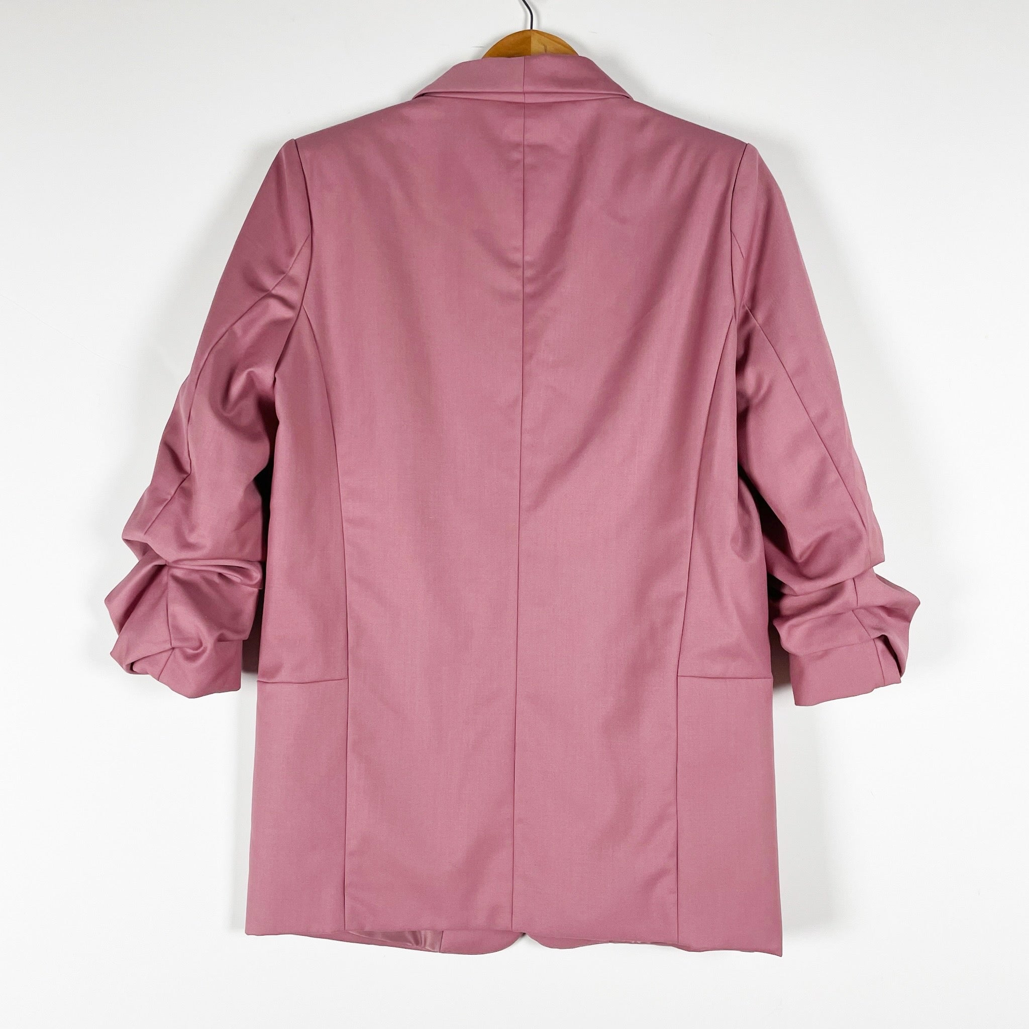 Mare Mare x Anthropologie Women's Cinch Quarter Sleeve Open Front Blazer Jacket
