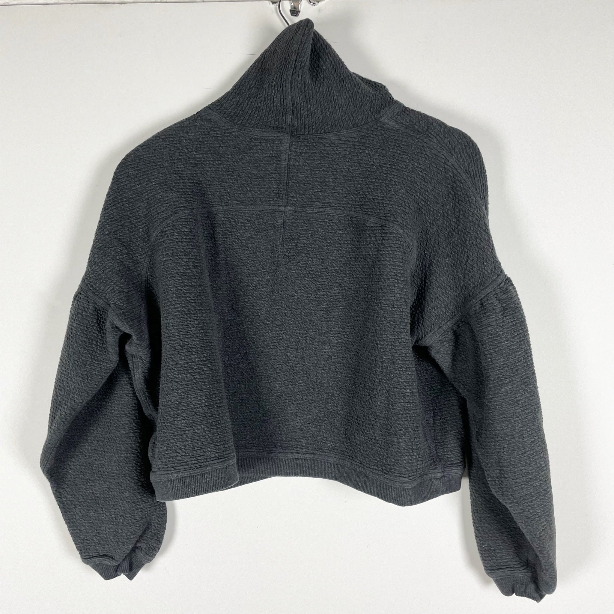 Lululemon Women's Peaceful Moments Pullover Turtleneck Heathered Graphite Grey